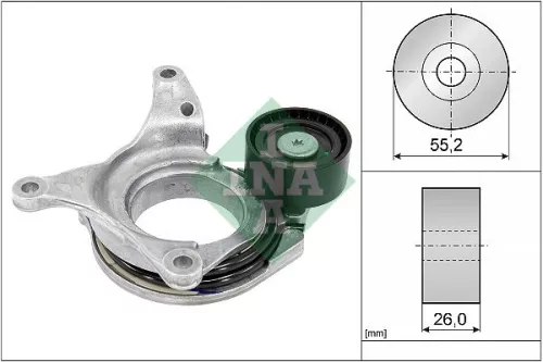 Riemspanner, V-geribbelde riem Schaeffler INA 534 0794 10)