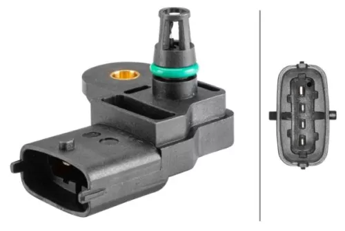Sensor, boost pressure HELLA 6PP 358 152-321)