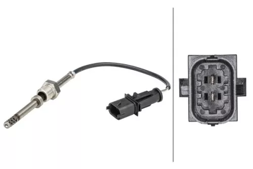 Sensor, uitlaatgastemperatuur HELLA 6PT 358 181-181)