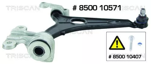 Draagarm/achterwielophanging TRISCAN 8500 10571)