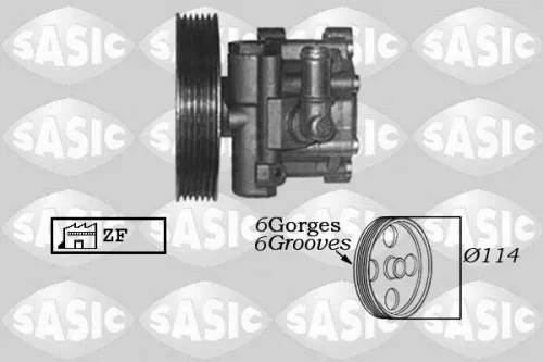 Hydraulische pomp, stuurinrichting SASIC 7070013)