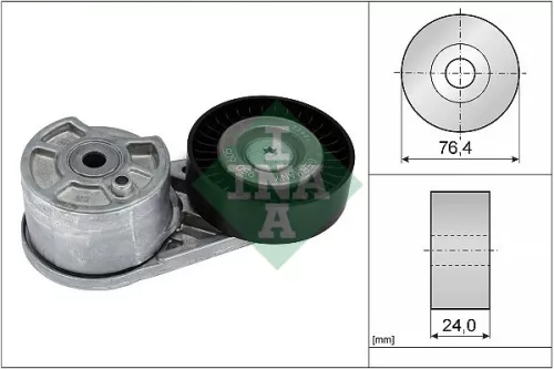Riemspanner, V-geribbelde riem Schaeffler INA 534 0727 10)