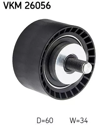 Deflection Pulley/Guide Pulley, timing belt SKF VKM 26056)