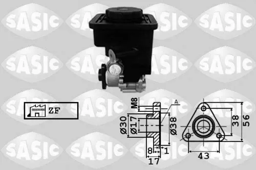 Hydraulische pomp, stuurinrichting SASIC 7076050)