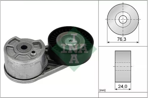Belt Tensioner, V-ribbed belt Schaeffler INA 534 0725 10)