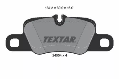 Remblokkenset, schijfrem TEXTAR 2455401)
