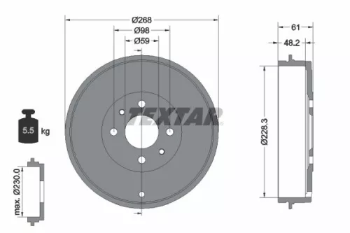 Remtrommel TEXTAR 94014000)