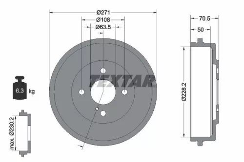 Remtrommel TEXTAR 94045600)