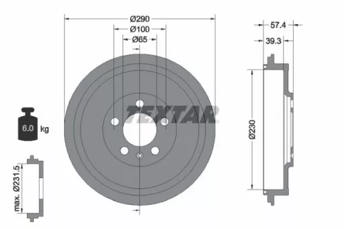 Remtrommel TEXTAR 94024300)