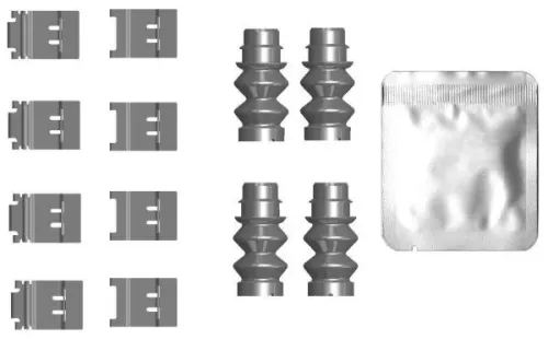 Accessoirekit, schijfremblokken TEXTAR 82556800)
