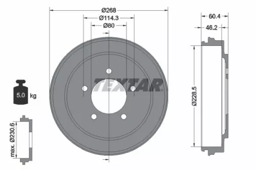 Remtrommel TEXTAR 94036300)