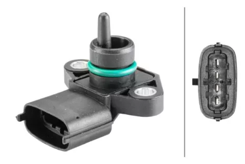 Sensor, druk in het inlaatspruitstuk HELLA 6PP 358 152-201)