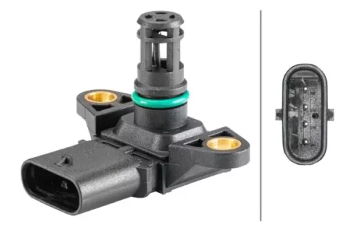 Sensor, turbodruk HELLA 6PP 358 152-381)