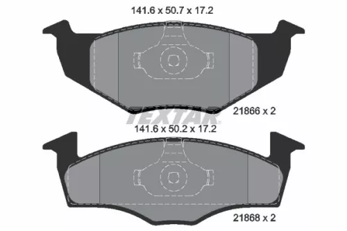 Remblokkenset, schijfrem TEXTAR 2186602)