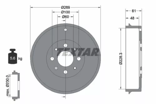 Remtrommel TEXTAR 94027200)