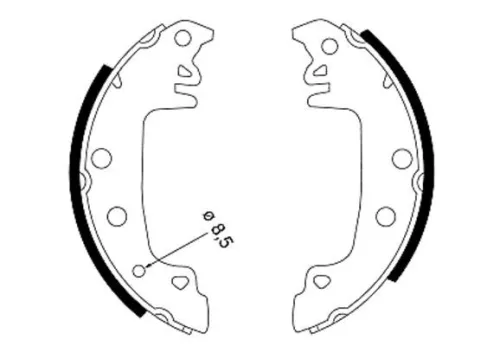 Remblokkenset TEXTAR 91029200)