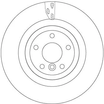 Remschijf TRW DF6969S)