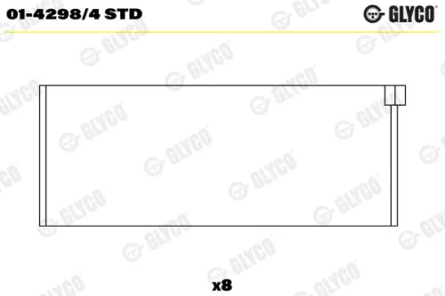 Drijfstanglager GLYCO 01-4298/4 STD)