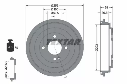 Remtrommel TEXTAR 94046700)