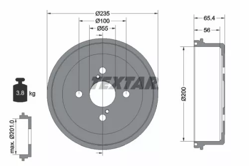 Remtrommel TEXTAR 94021200)