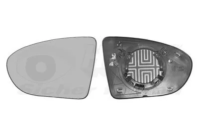 Spiegelglas, buitenspiegel VAN WEZEL 3388837)