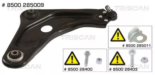 Draagarm/achterwielophanging TRISCAN 8500 285009)
