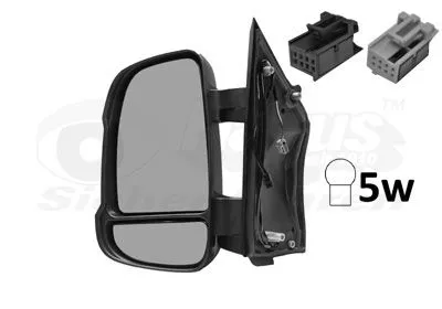 Exterior Mirror VAN WEZEL 1651805)