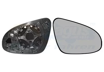 Spiegelglas, buitenspiegel VAN WEZEL 5407838)