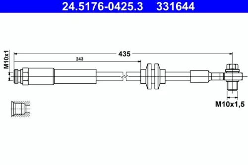 Remslang ATE 24.5176-0425.3)