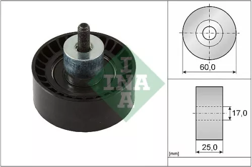 Ombuigingspoelie/geleidingspoelie, distributieriem Schaeffler INA 532 0997 10)