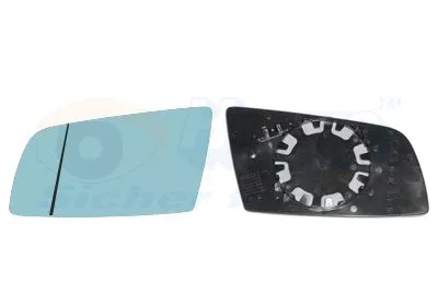 Spiegelglas, buitenspiegel VAN WEZEL 0655837)