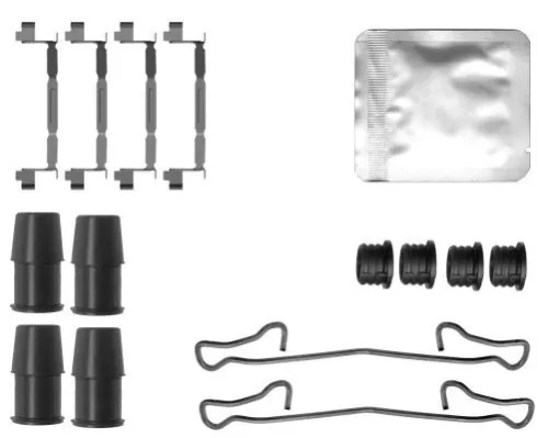 Accessoirekit, schijfremblokken TEXTAR 82561000)