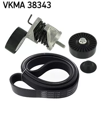 V-geribbelde riemset SKF VKMA 38343)