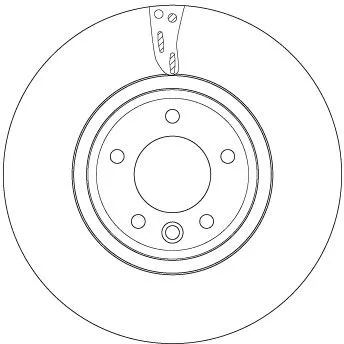 Remschijf TRW DF6954S)