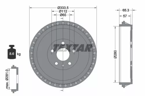 Remtrommel TEXTAR 94049000)