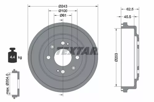 Remtrommel TEXTAR 94017600)