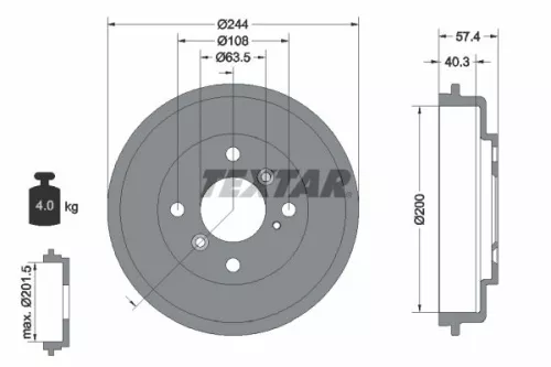 Remtrommel TEXTAR 94031900)