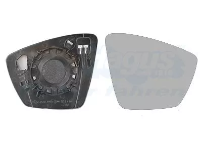 Spiegelglas, buitenspiegel VAN WEZEL 7643838)