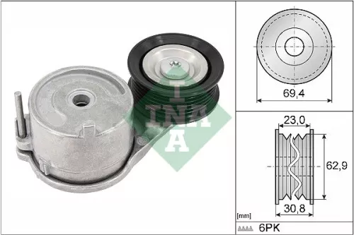 Riemspanner, V-geribbelde riem Schaeffler INA 534 0915 10)