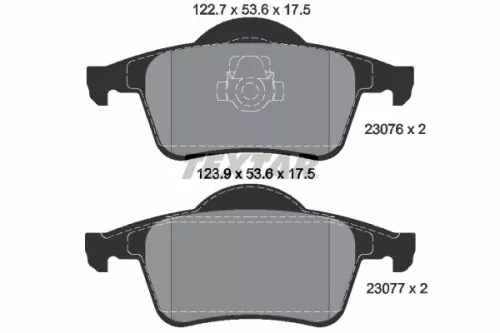 Remblokkenset, schijfrem TEXTAR 2307602)