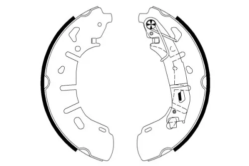 Brake Shoe Set TEXTAR 91079300)