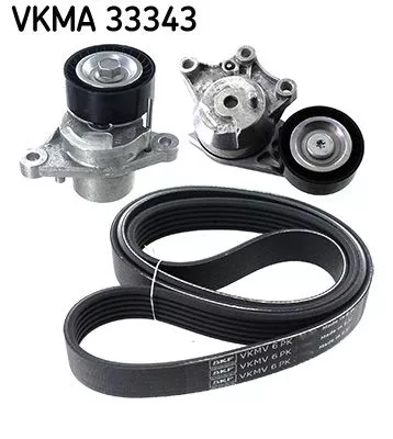 V-geribbelde riemset SKF VKMA 33343)