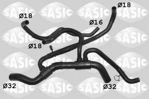 Radiatorslang SASIC 3404416)