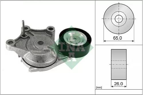 Riemspanner, V-geribbelde riem Schaeffler INA 534 0903 10)