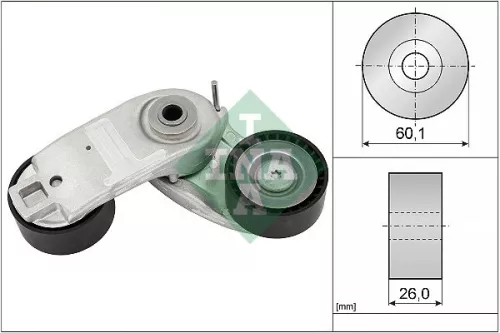Riemspanner, V-geribbelde riem Schaeffler INA 534 0937 10)