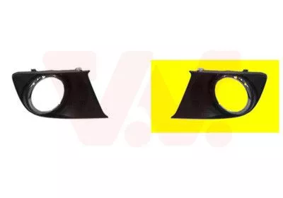Ventilatierooster, bumper VAN WEZEL 0160593)