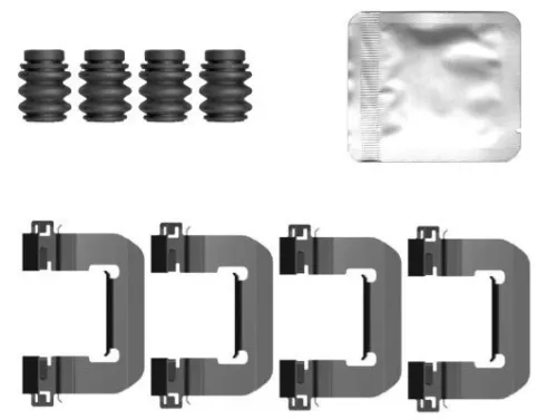 Accessoirekit, schijfremblokken TEXTAR 82559700)
