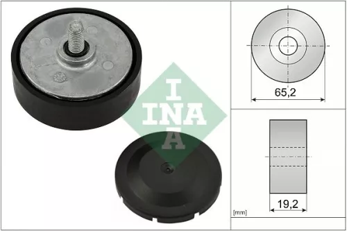 Ombuigings-/geleidingspoelie, V-geribbelde riem Schaeffler INA 532 1142 10)
