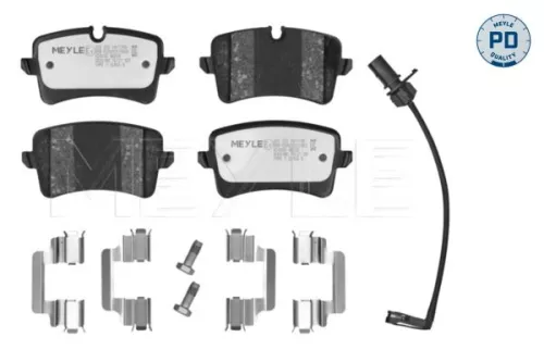 Brake Pad Set, disc brake MEYLE 025 252 1417/PD)