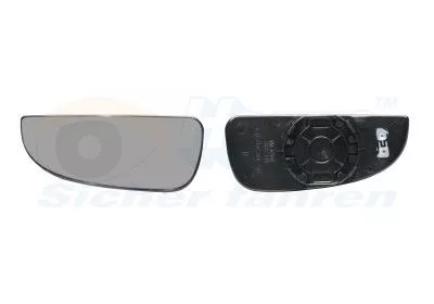 Mirror Glass, exterior mirror VAN WEZEL 1651835)